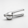 Codebolt Jsdoin Knoblauchpresse, Knoblauchschneider Garlic Press, Knoblauch Crusher Praktischer Küchenhelfer Spülmaschinenfest Robust, Zink, Silber